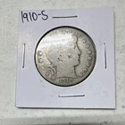 1910-S Barber Half Dollar 50C Silver 0.9 Fine Business Strike KM#117