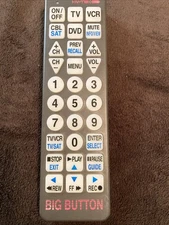 Hy Tek Big Button Universal Remote