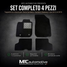 Tappetini Auto su Misura Dacia Sandero Stepway 2 2012 2019 Tappeti Protezione in - Miniatura 3