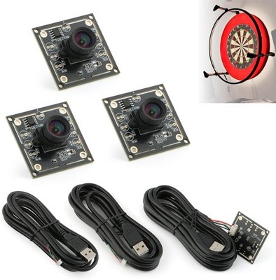 OV9732 Kameramodul 100 Grad Autodarts USB2.0 HD Dartkamera 1280x720 3er Set