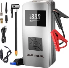 Jump Starter with Air Compressor, 12V 8000A Car Automotive Battery Jump... 