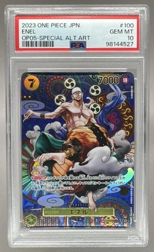 Enel 2023 Japanese One Piece Awakening of New Era #OP05-100 Special Art PSA 10