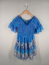 Antica Sartoria Giacomo Cinque Dress Womens One Size Blue Off The Shoulder Mini
