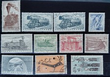 CZECHOSLOVAKIA-1966-N1401-N1402-1956-N770-N771-N774-N731-N733-N734-1955-N729-USE