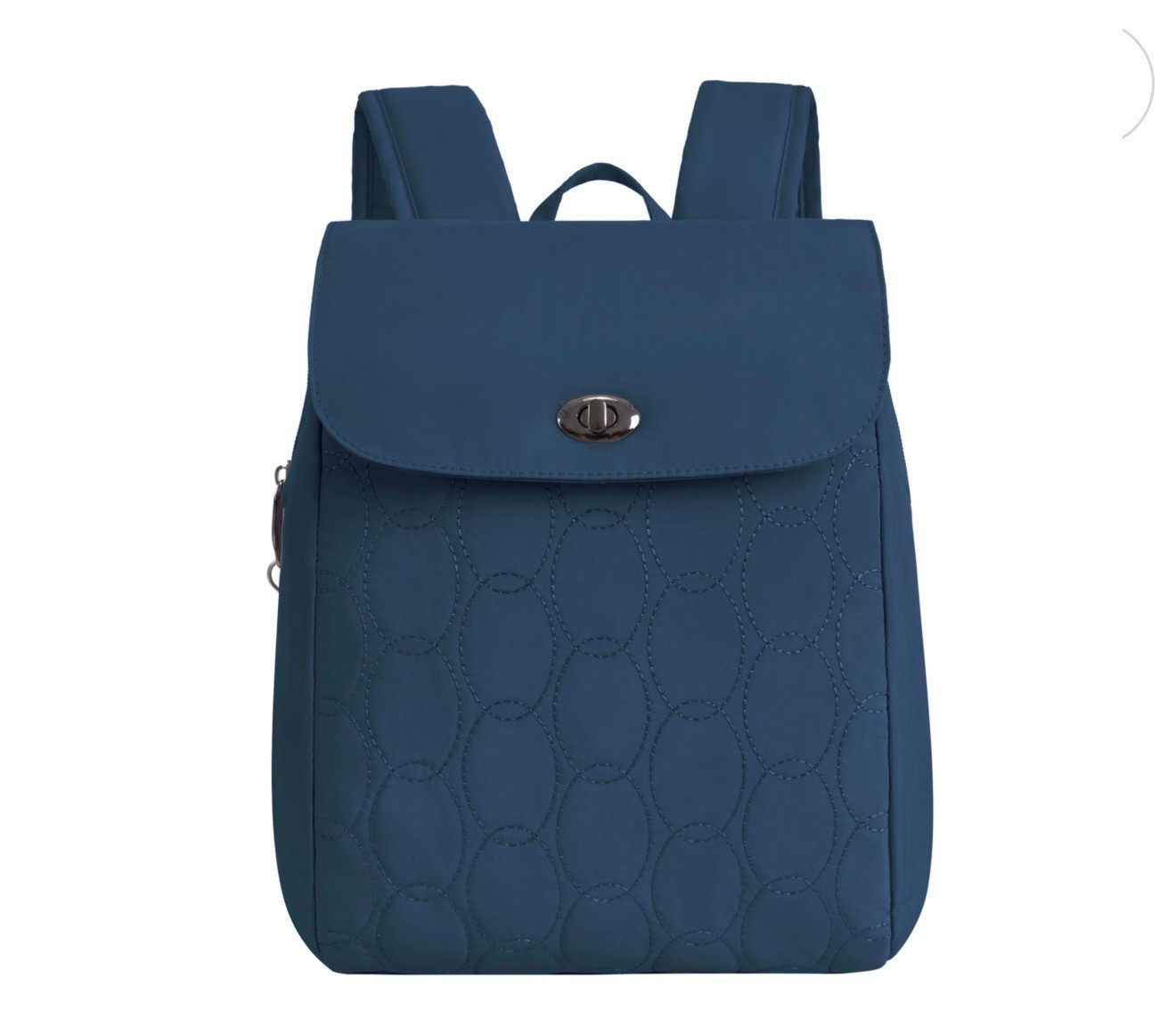 Travelon Runways Compact Backpack Blue Rfid Anti-Theft Travel Backpack New