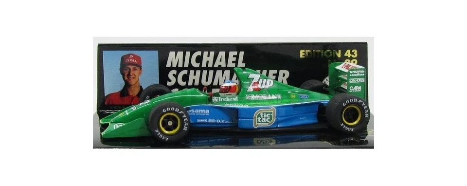 MINICHAMPS 510914332 JORDAN - F1 191 FORD N 32 SEASON 1991 M.SCHUMACHER 1/43 KM0 - Immagine 2 di 3
