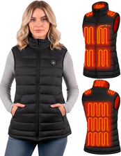 Womens Heated Vest with Battery Pack Included 16000Mah 7.4V, Electric Winter War