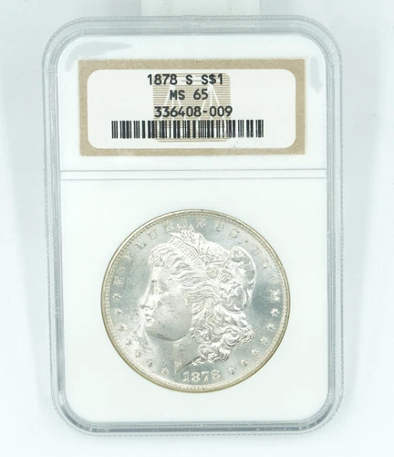 1878-S NGC MS65 Morgan Silver Dollar Blast White