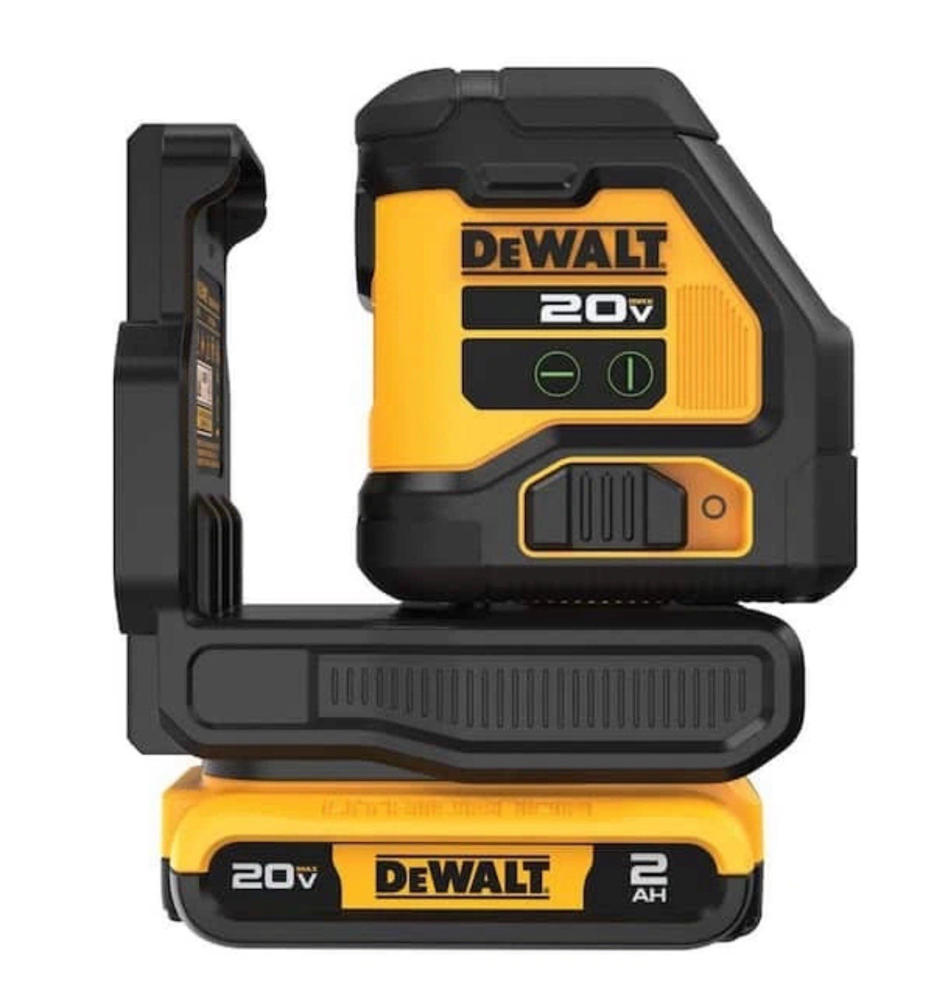 DEWALT Laser Level Kit 20V MAX Lithium-Ion Cross Line 2.0Ah Battery,Charger,Case