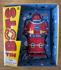 NIB Schilling Tin Bots Wind Up Super Robot - X-306 Design A8