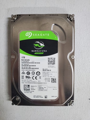 Seagate 3.5" Barracuda 1TB SATA III 6Gbps HDD 2EP102-500 Hard Disk Drive tested - Picture 1 of 2