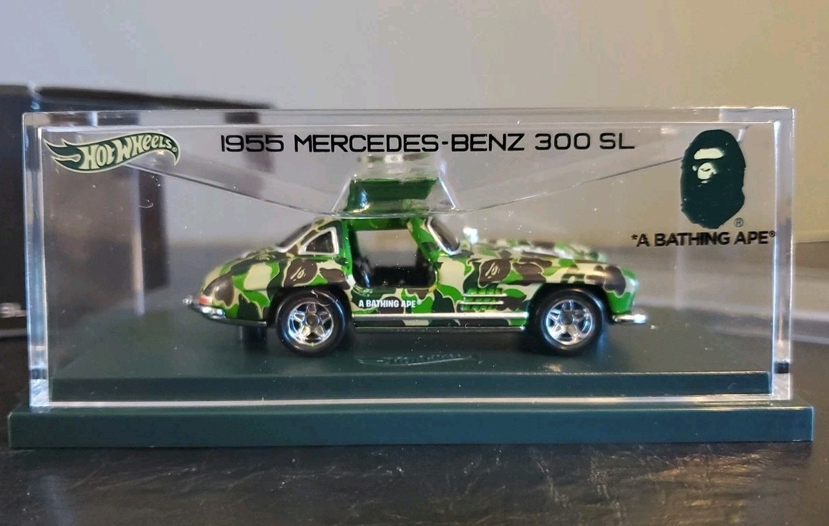 BAPE x Hot Wheels 1955 Mercedes Benz 300SL Camo | eBay