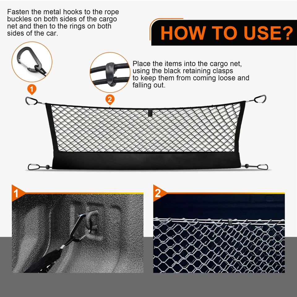 Red de almacenamiento estilo sobre camión camión para accesorios Ford Maverick 2022-2026 Foto 4 de 4