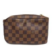 Louis Vuitton Jeronimos N51994 Damier Ebene Brown Body Bag #KN1247