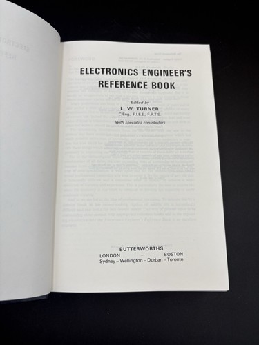 Electronics Engineer's Reference Book 4th Edition by Turner - Imagen 7 de 9