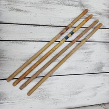 Vintage Wood Croquet Mallet Handles set of 4 23 1/2" long 3/4" - Handles only