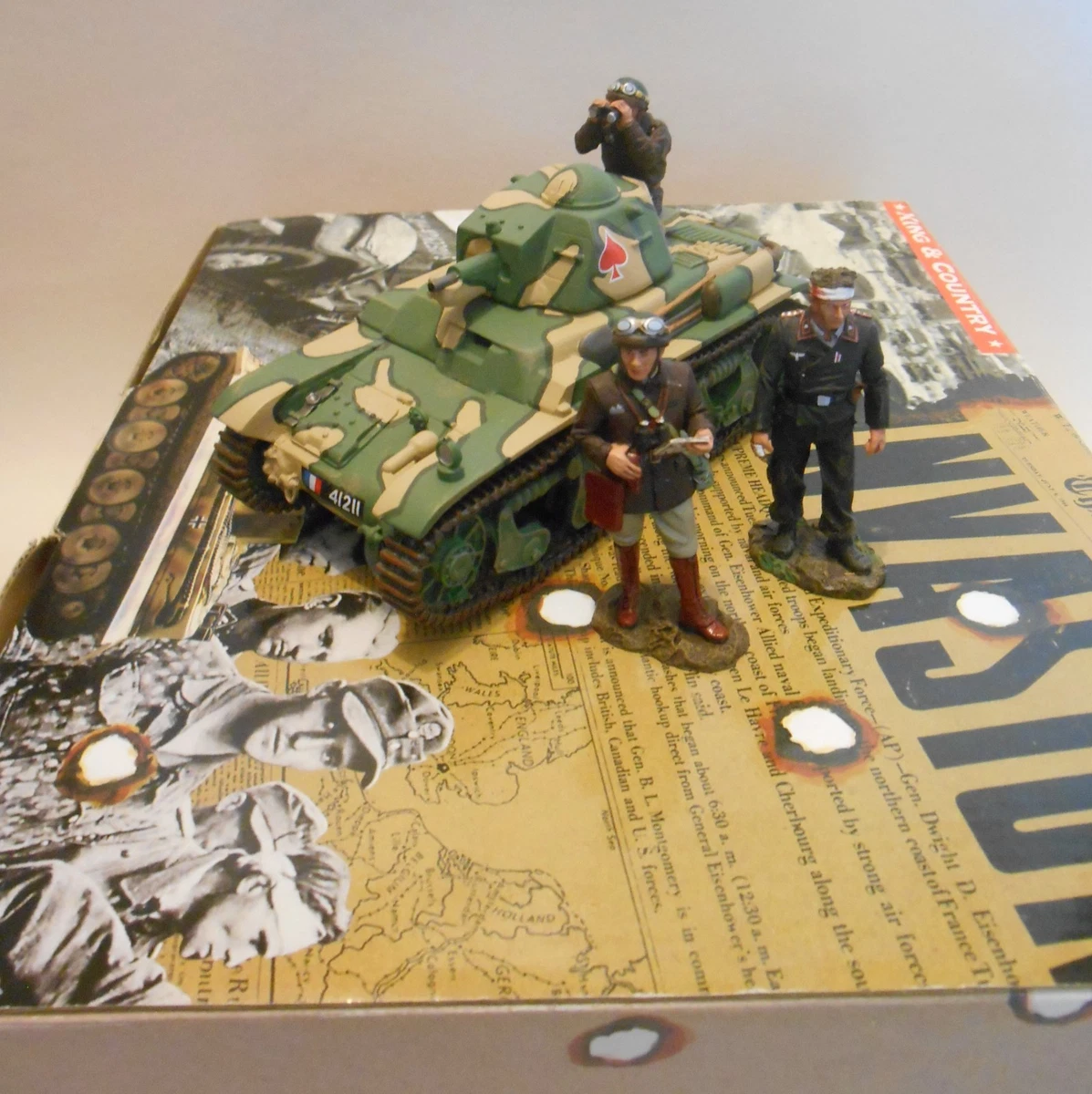 Figurine King & Country VN111 - Guerre Du Vietnam, 60mm, Plomb Peint, Neuf En Boîte