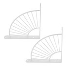 2 Pcs Regalbodenträger Halterungen Für Regalbretter Faltbare Klammer