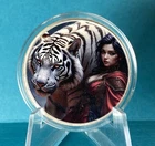 Hayleybug 1 oz .999 Silver Round “Heart Of The Huntress” Colorized #15/20