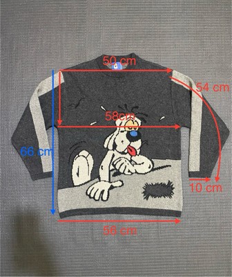 RARE 2002 GAI LURON GOTLIB COMICS KNIT SWEATER EDITION FLUIDE 