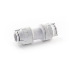 Polypipe - 22mm Polyfit Push Fit Equal Coupler In White Pack of 10 - FIT022
