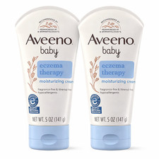 Aveeno Baby Eczema Therapy Moisturizing Cream 5 Fl Oz 2 Pack Exp 2027 New