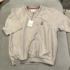 NWT- Cutter & Buck - 2009 US OPEN - BETHPAGE BLACK- Short Sleeve Rain Jacket - L