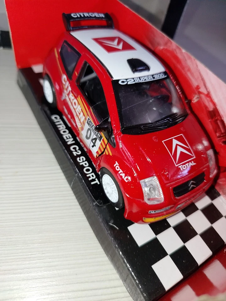 Citroen C2 Sport 1/32 Newray Modellino Auto Die Cast No solido Burago - Immagine 4 di 4