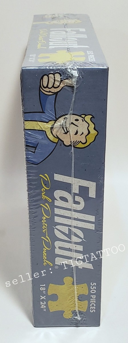 Falloutジグソーパズル　550ピース Fallout Perk Poster Jigsaw Puzzle Vault Boy 550 Pcs 18x24