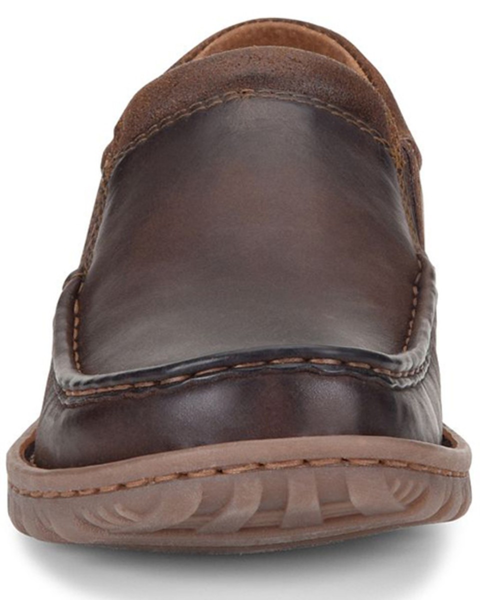 Born Gudmund Brown Leather Slip On Loafers Men\'s 11.5 M US Casual Shoes H65123 Gudmund | Born Shoes main image 3