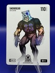 Bo Jackson Battle Arena SNOWBEAR ~ 1ST EDITION ~ Blizzard Battlefoil BLBF-212