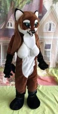 Halloween Wolf Fox Fursuit Cartoon Mascot Costumes Christmas Cosplay 008