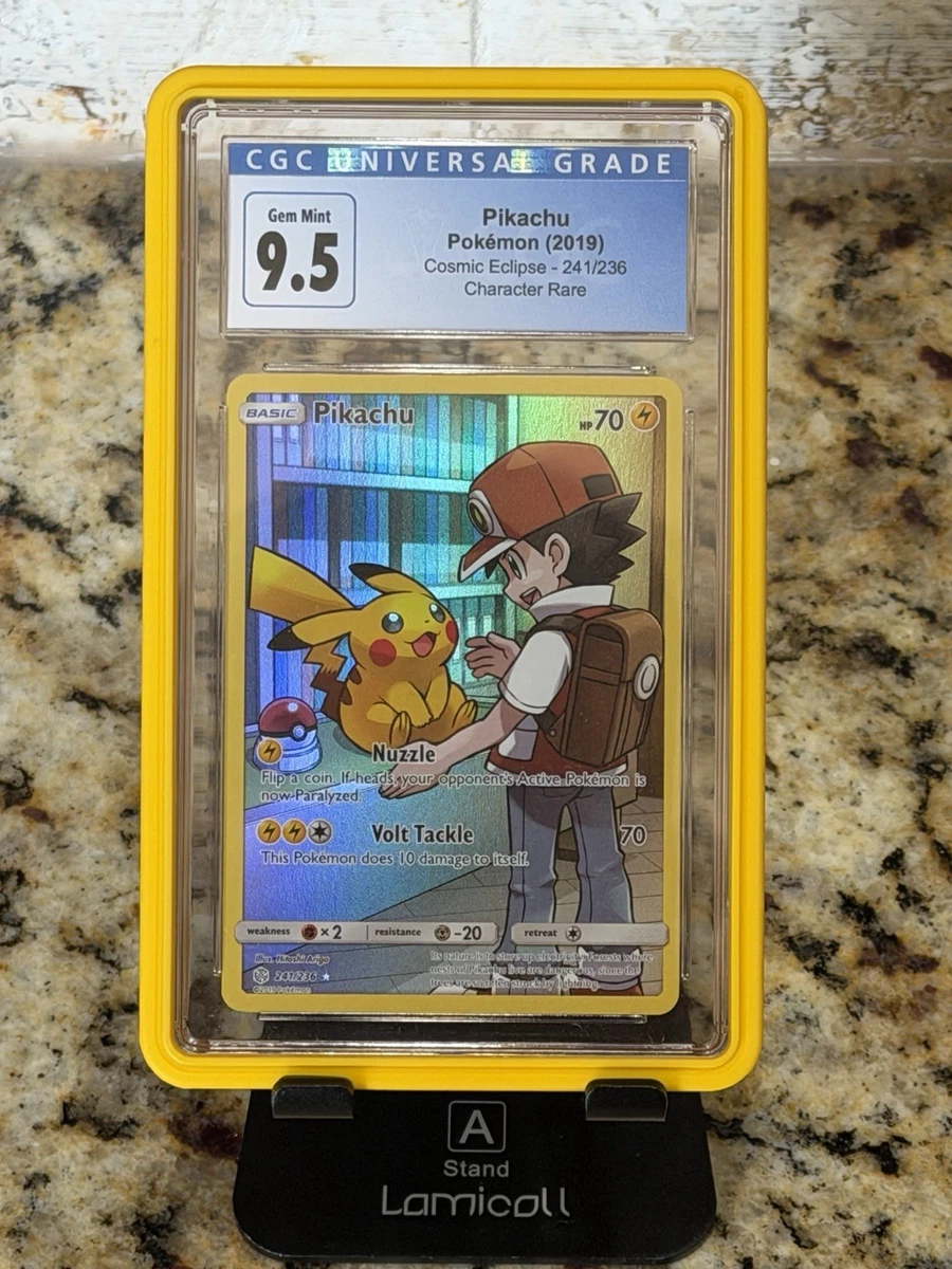Pikachu Pokémon TCG Grade 9.5 Rare Individual Collectible Card