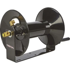Ironton Air Hose Reel, Holds 3/8in. x 100ft. Hose, 300 PSI Max.