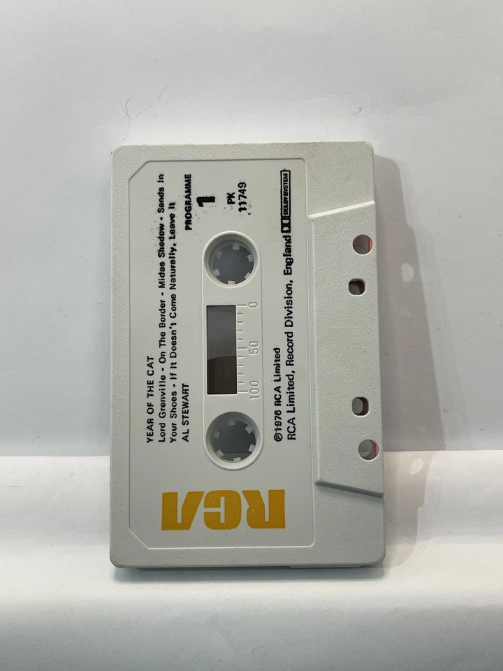RCA Al Stewart Year Of The Cat Vintage Cassette Tape 1976 Folk Rock Classic Foto 3 de 3
