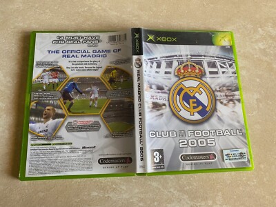 Real Madrid Club Football 2005 Sur Xbox – Neuf Sous Blister – PAL FR – Jeu De Foot