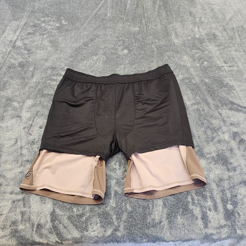 Vuori Chromatic Kore Shorts Mens Large Lined V3009 brown beige performance Hike - Picture 5 of 11