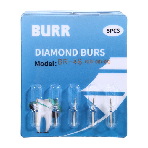 5 pcs Zahnarzt Diamant Bohrer Schleif Fräs Präparation Dental High speed Turbine - Bild 595 von 757