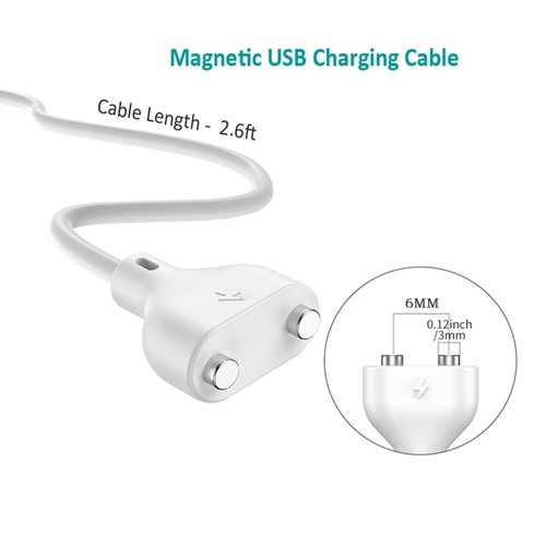 Magnetic USB Charger Cable 2.6ft Compatible with Toys Massagers Electric Toot... - Picture 6 of 9