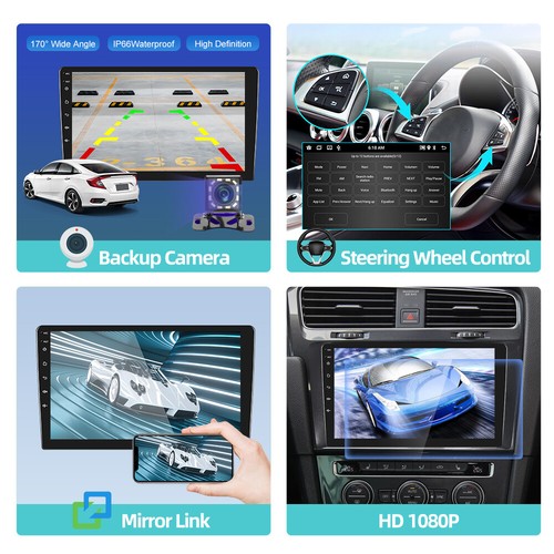For Dodge Journey 2012-2020 Android Car Stereo Radio GPS Navi WIFI RDS + Camera - Foto 5 di 15