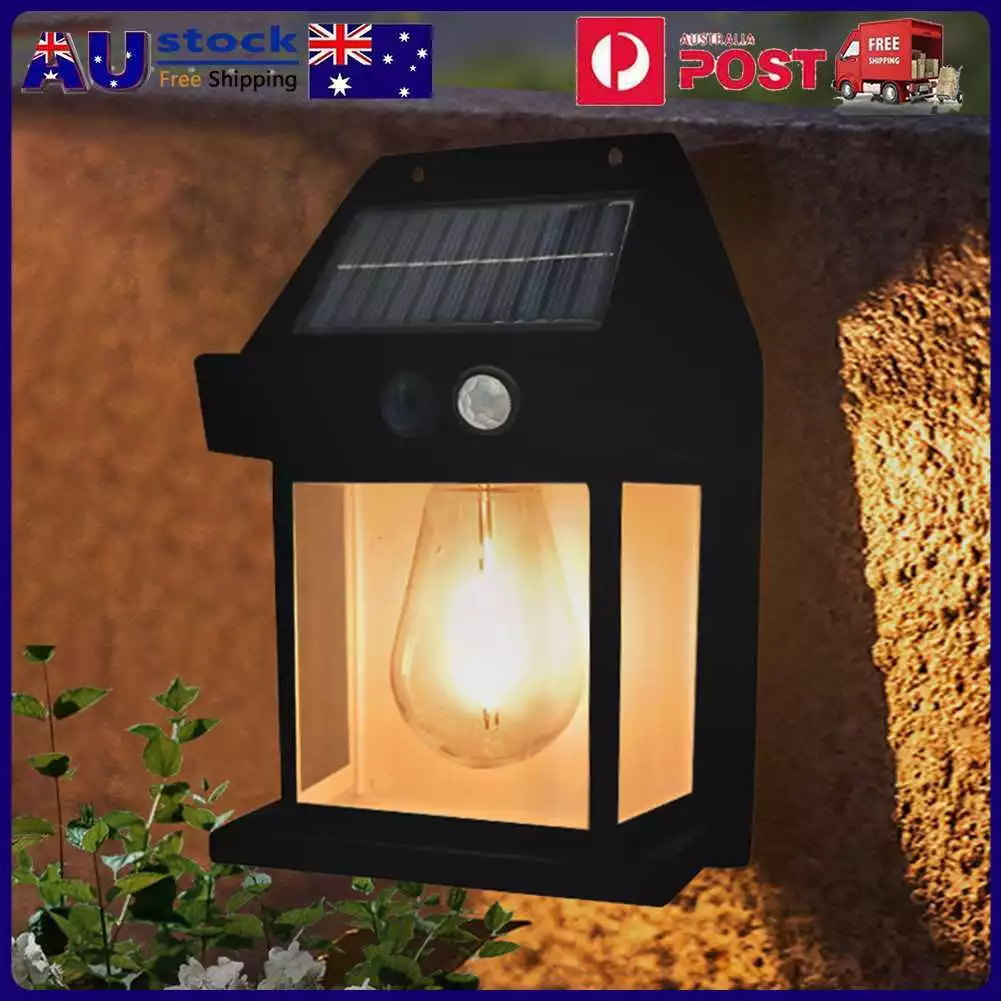 Solar wall lights sale black