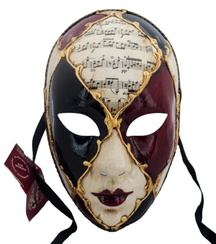 Venezianische Maske Gesichtsmaske Volto Damen Karneval Ballmaske Maskerade - Bild 4 von 21