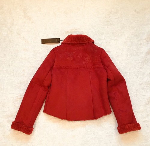 NWT**IKKS**Red Shearling look Jacket**Age 6**$220 - Picture 4 of 8