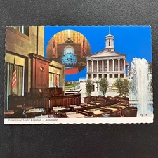 VTG Tennessee State Capitol multi-view Nashville, TN  Postcard Unposted