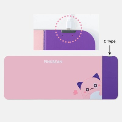 MapleStory Pink Bean Wireless Charging Charger Mouse Pad Desk Mat