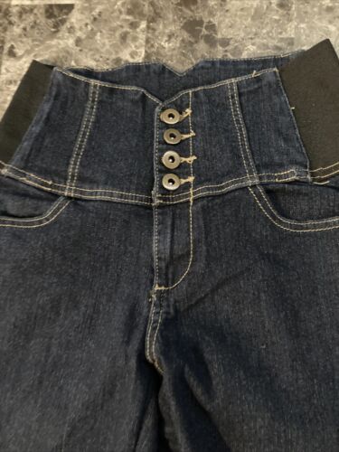 Silver Crush Jeans Women Blue Jeans Size 3/4 High Waist - Picture 3 of 6
