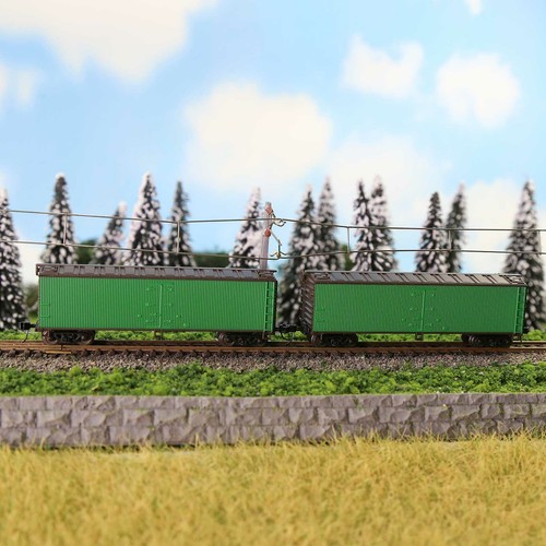1pc/3pcs Échelle N 1:150 Modèle de Wagon Frigorifique Latérals en Bois - Photo 35/59