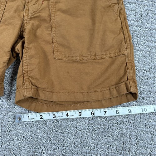 Anthropologie Shorts 25 Burnt Orange Cotton Linen Blend Chino Mid Rise 6" Womens - Picture 12 of 15
