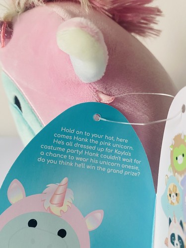 Squishmallows Hank the Hippo In Unicorn Costume | 7.5 Inch | BNWTs | USA Import - Picture 6 of 10