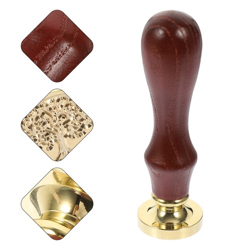 craspire Cire Sceau Timbre Tête Chien Patte Empreintes Amovible Cachetage Laiton Timbre Tête pour Créatif Cadeau Enveloppes Invitations Cartes Décoration